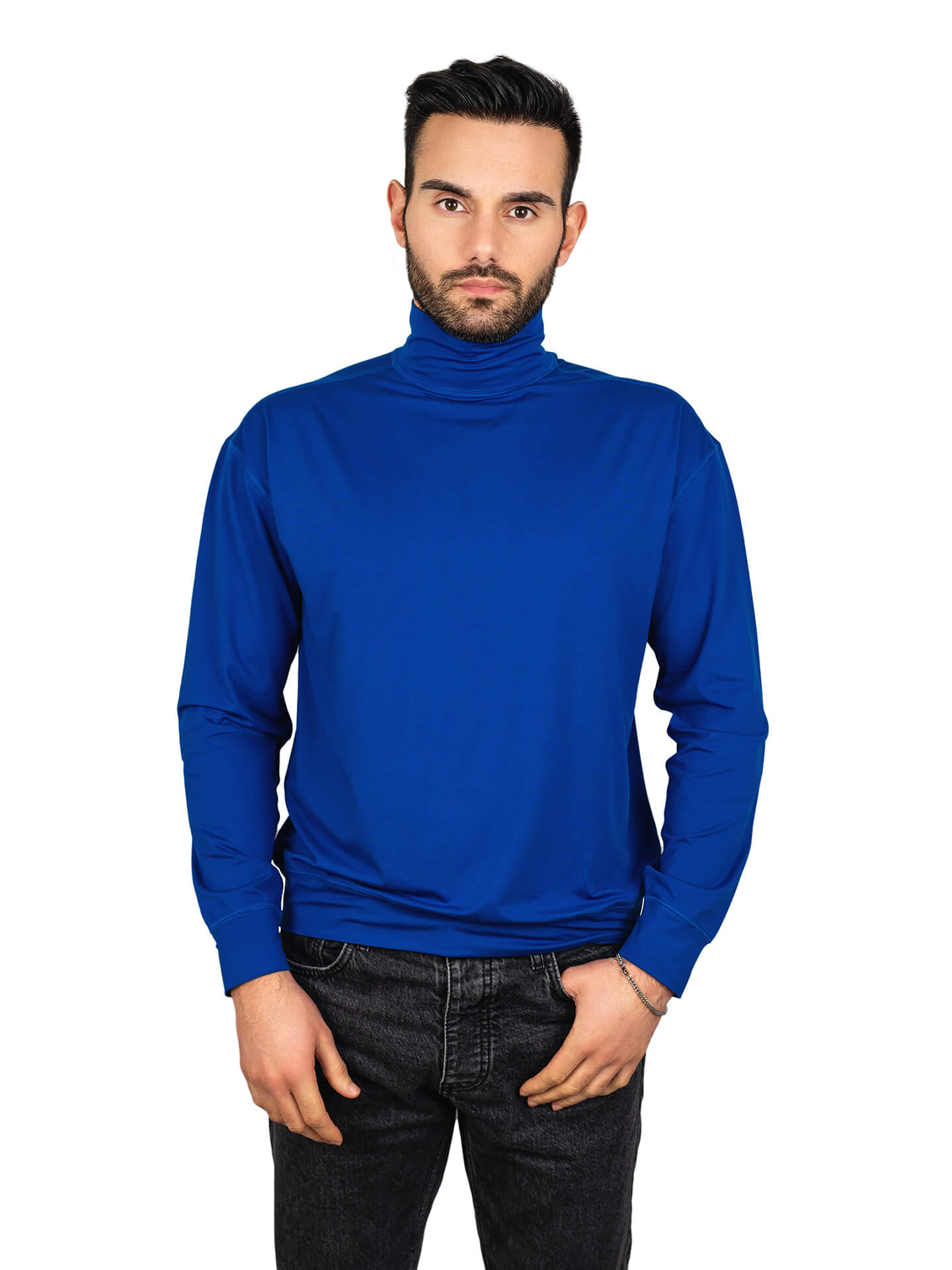 Normans Inspirate Relaxed Mock Neck Sweater